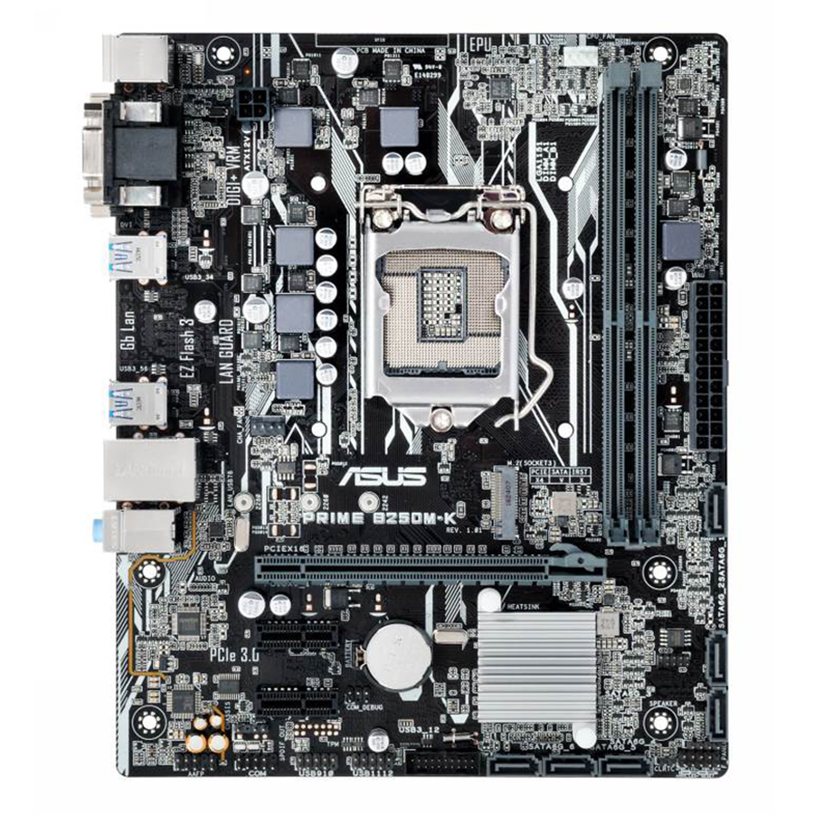 Bo Mạch Chủ Mainboard ASUS PRIME B250M-K (SK1151)  - Hàng Chính Hãng