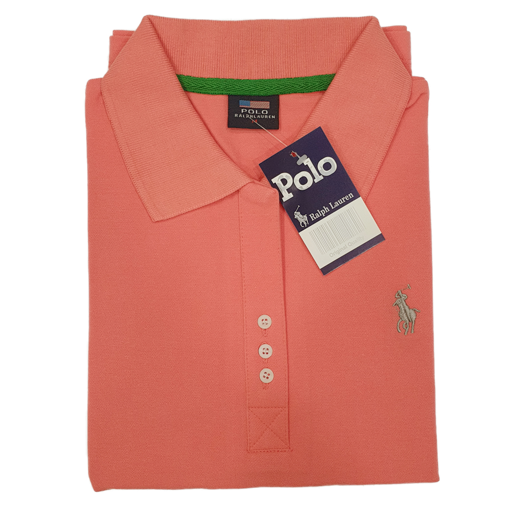 Áo thun Polo Nữ tay ngắn vải cotton co giãn 4 chiều