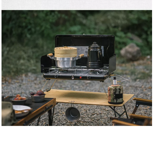 Bếp gas đôi gấp gọn Glamping  dành cho NatureHike NH22RJ001