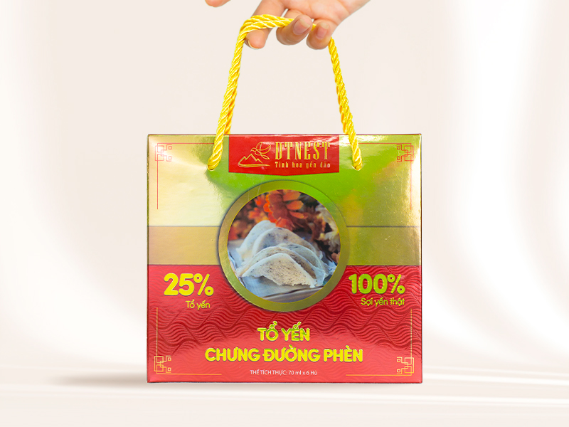 Yến Chưng Đường Phèn DTNEST - Lốc 6 Hũ - Bồi Bổ Sức Khỏe