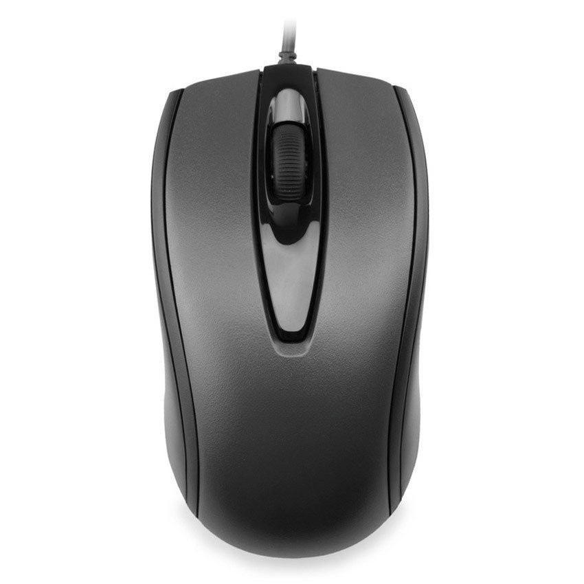 Chuột Có Dây L102 1000DPI (Đen) – Dây Dài, Thiết Kế Ôm Tay, Thuận Cả 2 Tay – Hàng Nhập Khẩu