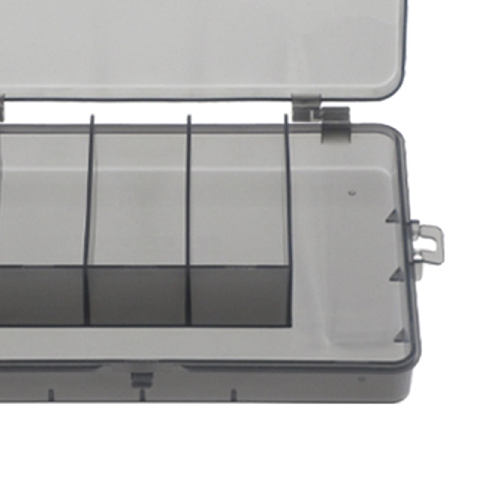 Fishing Tackle Box Organizer, Gear Case Container, Boat Fishing Storage Case, Fishing Equipment for Lures, Worms, Beads, Jigs, Hooks