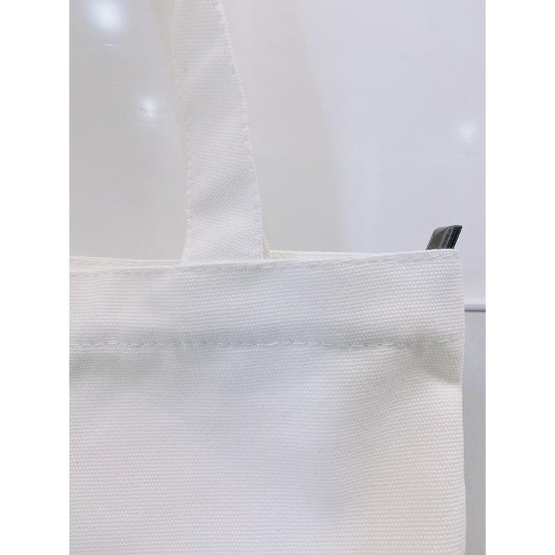 Túi tote Lylyshop, túi vải canvas ulzzang unisex, vải bố đã qua xử lý làm mịn bề mặt