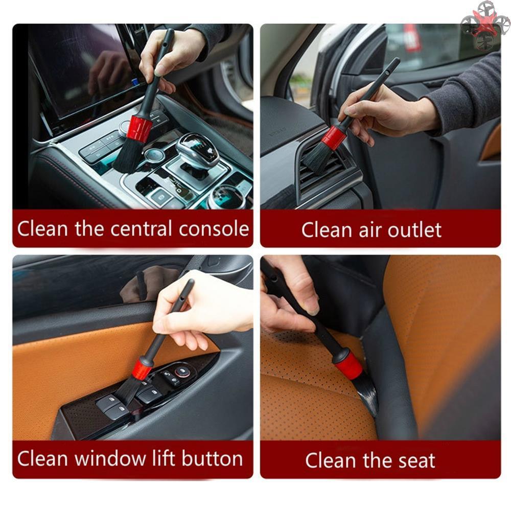 Set 9 Cọ Vệ Sinh Xe Hơi Chuyên Dụng