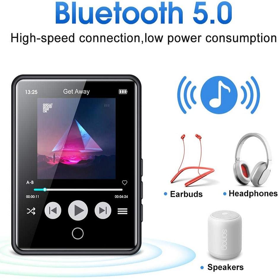 Máy nghe nhạc MP3 MP4 bluetooth RUIZU M17 - Hàng chính hãng