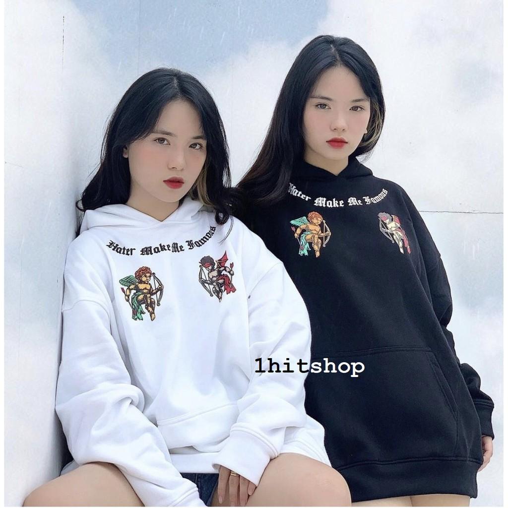 Áo Hoodie HATE.R Ulzzang Unisex