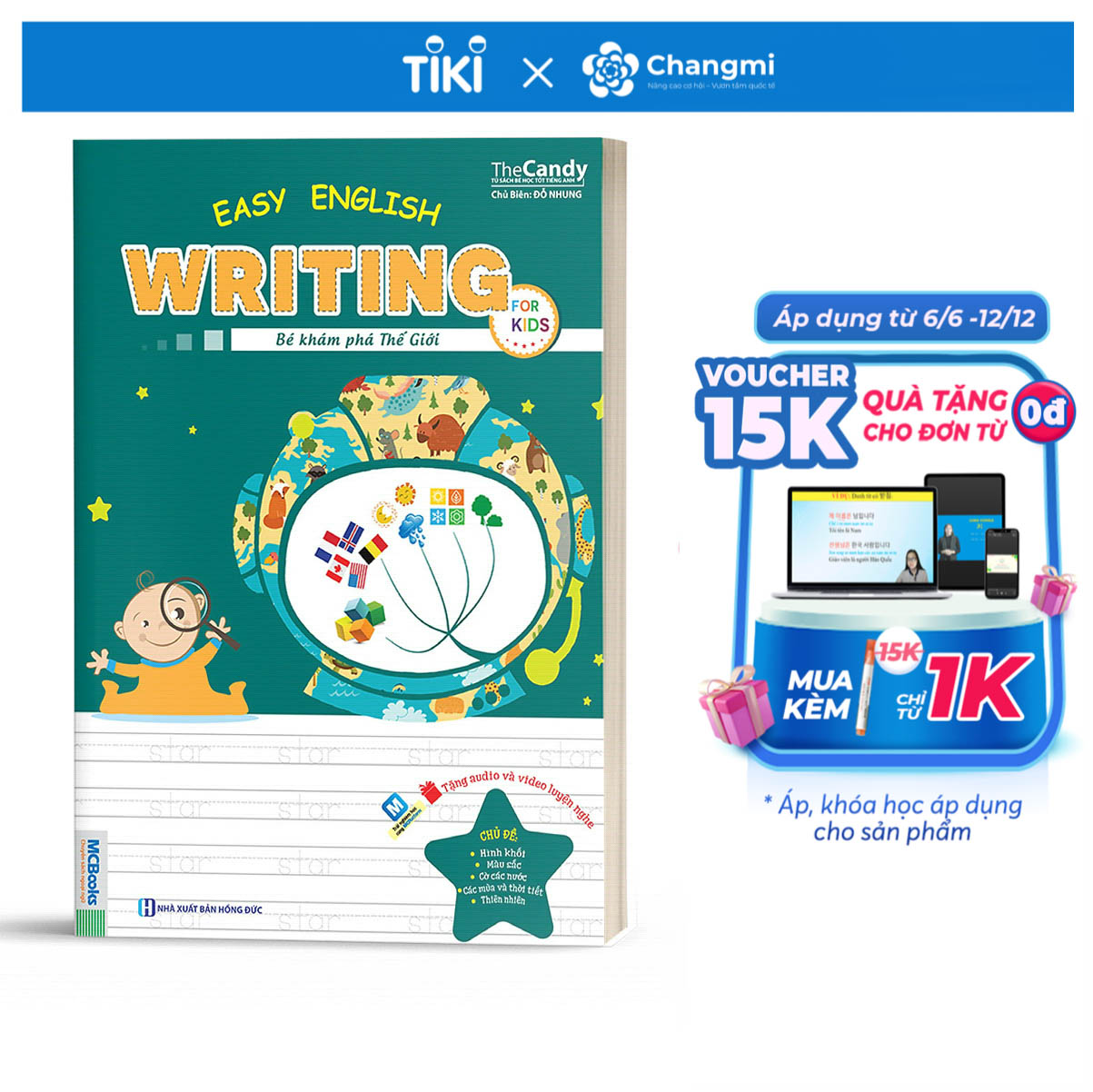 Easy English Writing For Kid – Bé Khám Phá Thế Giới