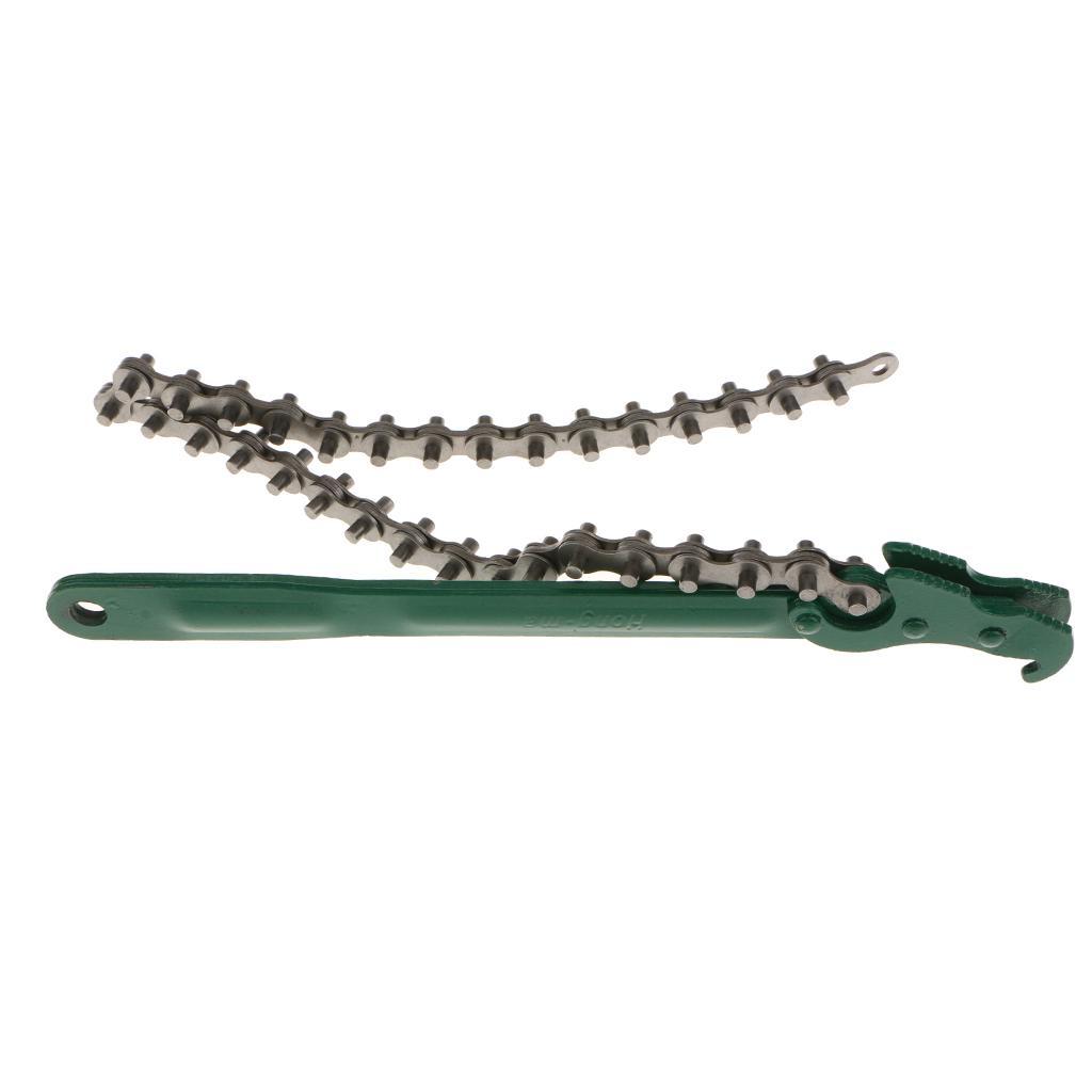 Vehicle Adjustable Oil filter Wrench Handcuff Type Clamp Spanner