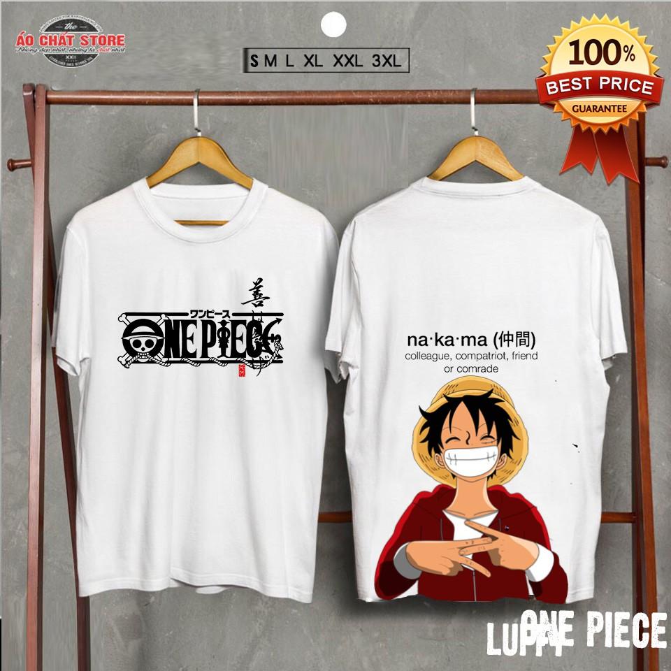 ÁO THUN MONKEY LUFFY MŨ RƠM CỰC CHẤT | ÁO ONE PIECE LUFFY SIÊU NGẦU OP62