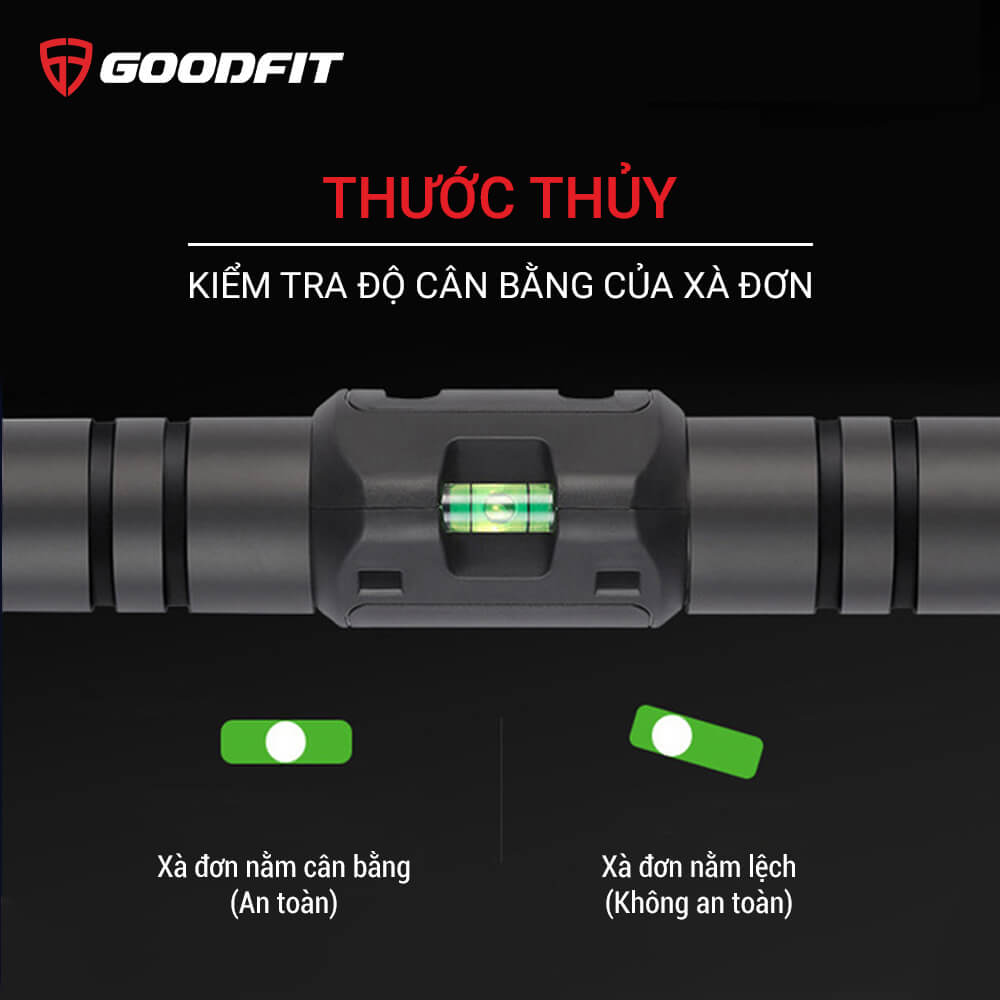 Xà đơn gắn cửa, treo tường chính hãng Goodfit GF201PU