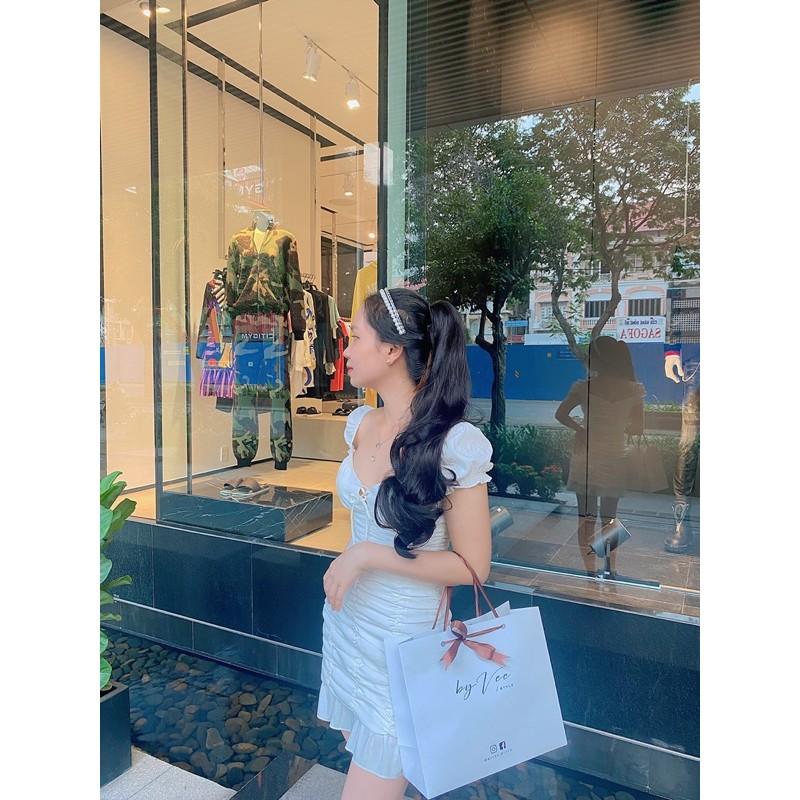 Đầm body trắng