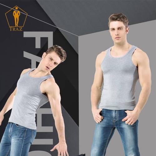 Áo Lót Ba Lỗ Nam TRAZ Chất Liệu Cotton Mềm Mại, Thoáng Khí, Thấm Hút Mổ Hôi Tốt.