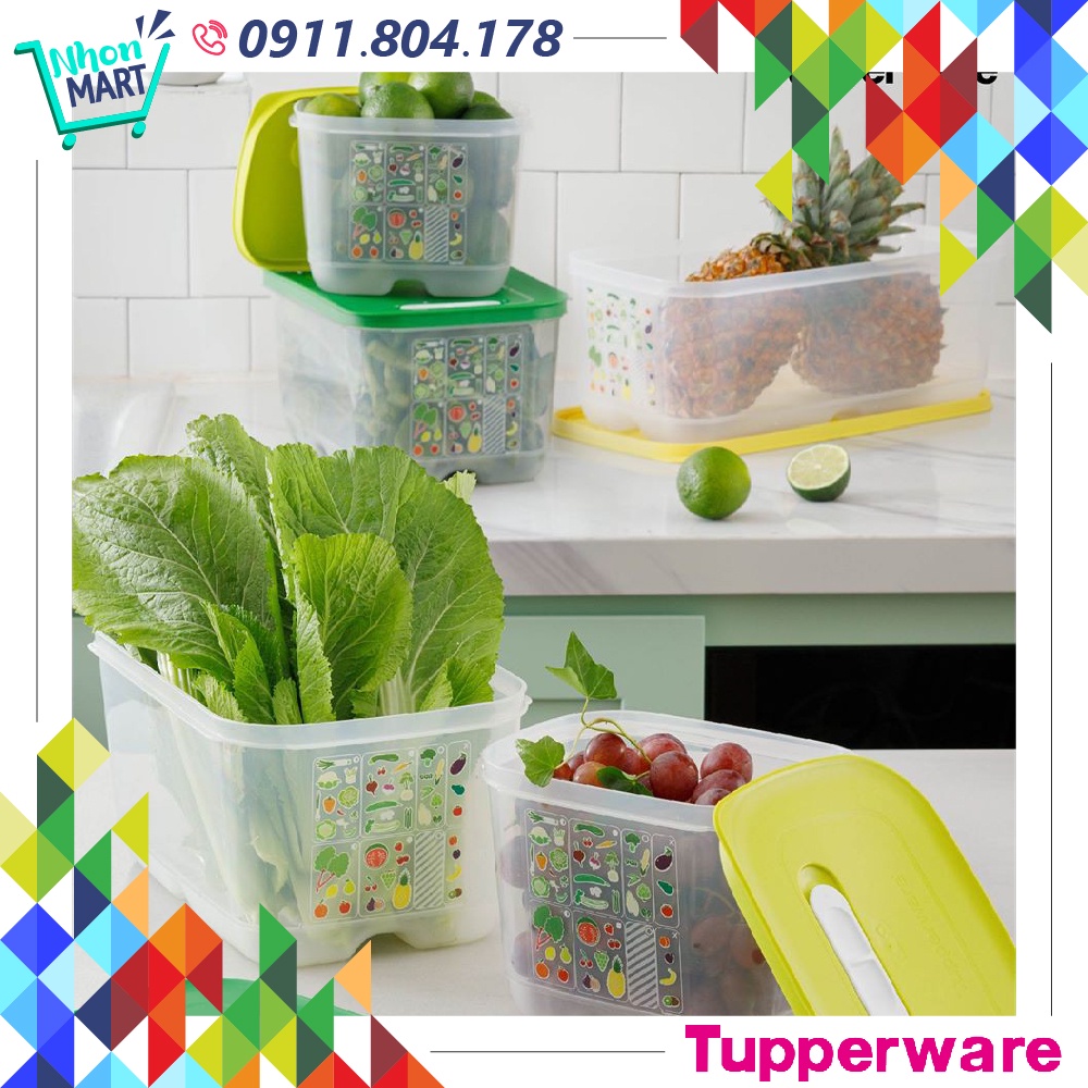 Bộ 5 Hộp Trữ Mát Có Nút Hô Hấp Ventsmart Giup Bảo Vệ Thực Phẩm Tươi Ngon Đảm Bảo Vệ Sinh An Toàn