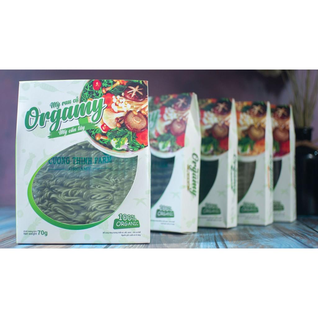 Mì Rau Củ Không Hóa Chất ORGAMY Mì Chùm Ngây Túi 280g Giảm Cân, Eat Clean, Ăn Chay