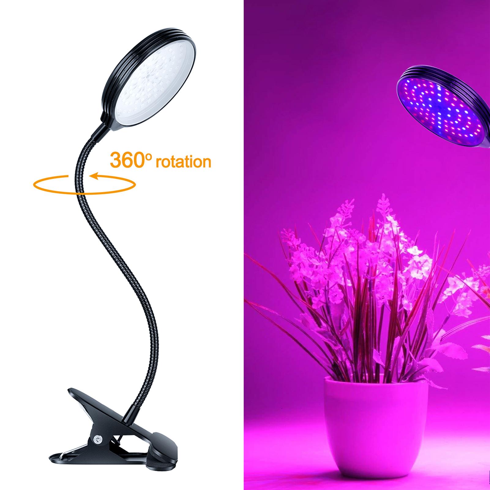 Đèn LED tạo ánh sáng tự nhiên cho cây trồng trong nhà 15-60W, có chế độ hẹn giờ