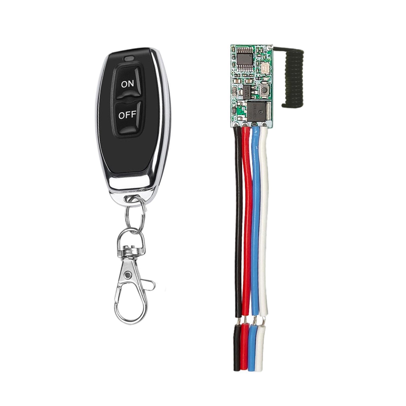 2 Set RF 433MHz 12V Mini Wireless Remote Control Switch  Receiver