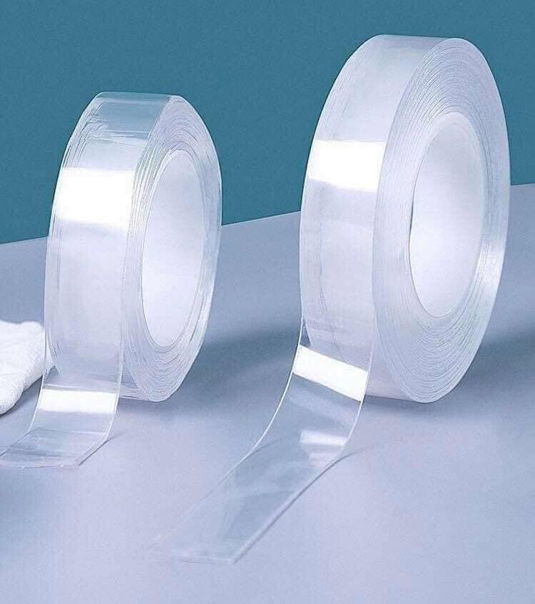 BĂNG KEO TRONG DÍNH 2 MẶT DÀI 5 MÉT, DÍNH SIÊU CHẮC