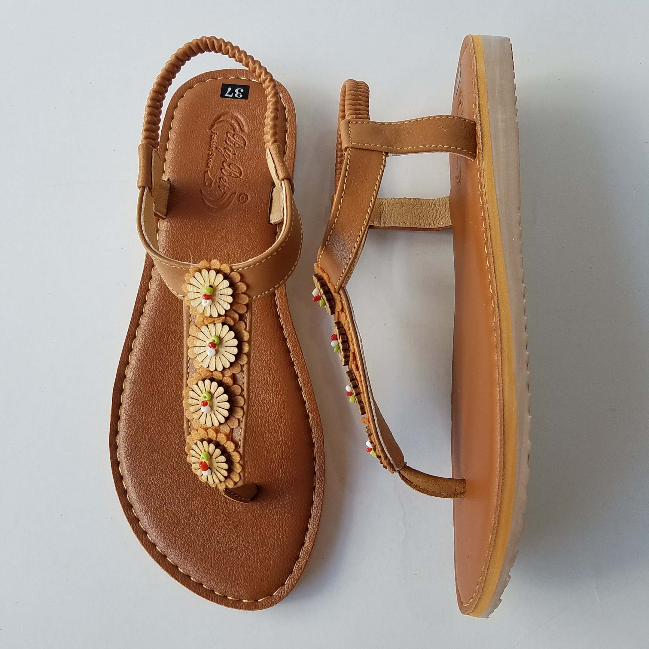 Giày sandal nữ da bò thật cao cấp HKT260