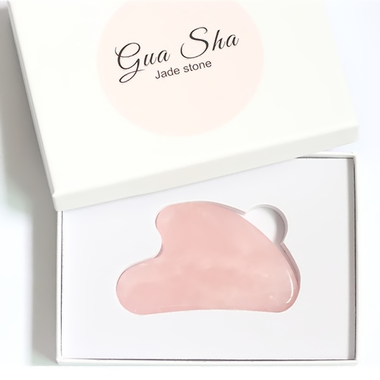 Thanh Lăn Massage Mặt Rubi Face, Đá Guasha Massage Mặt, Cây Lăn Mặt Nâng Cơ Bằng Đá Tự Nhiên 100%