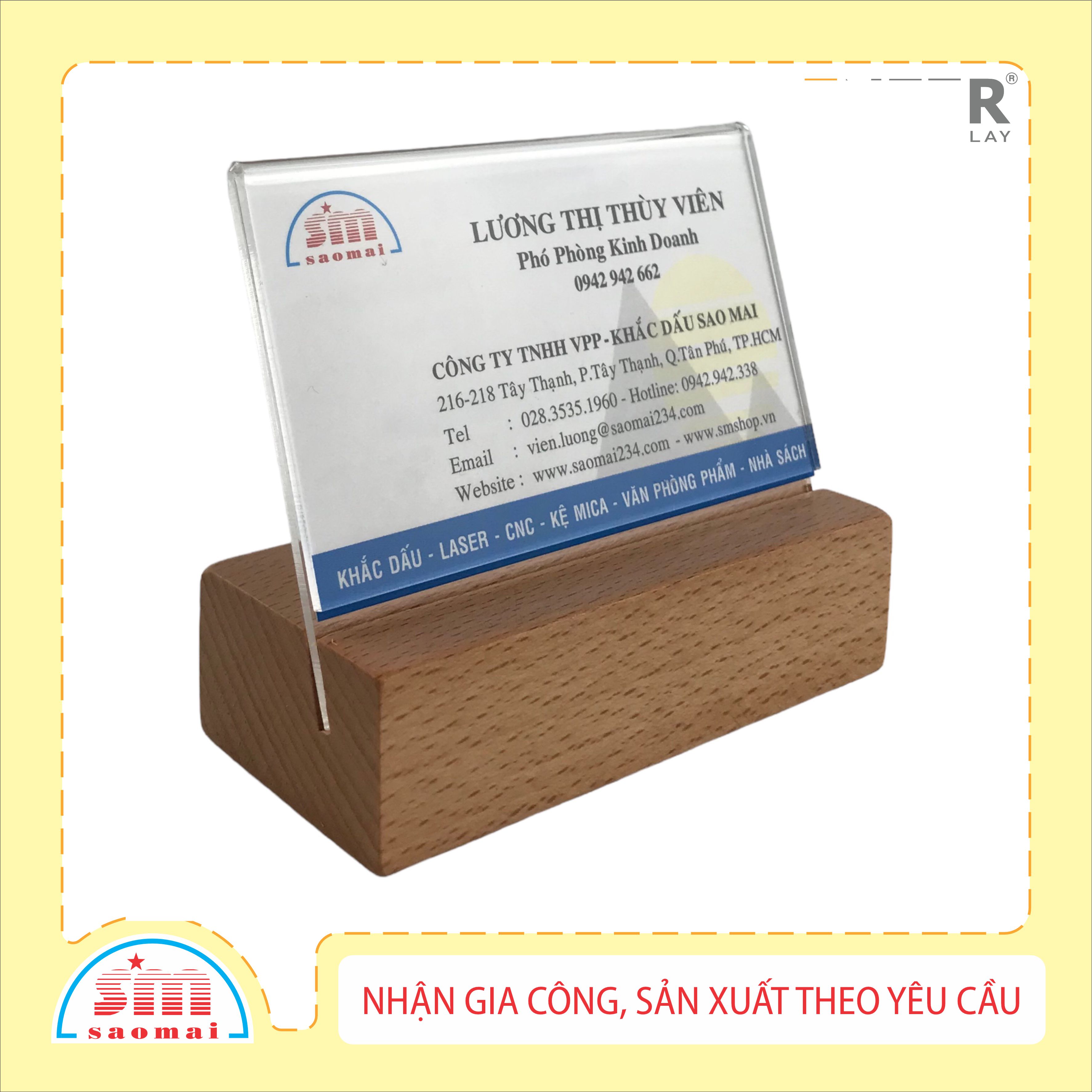Đế gỗ Enter FG-10 50x40x25mm