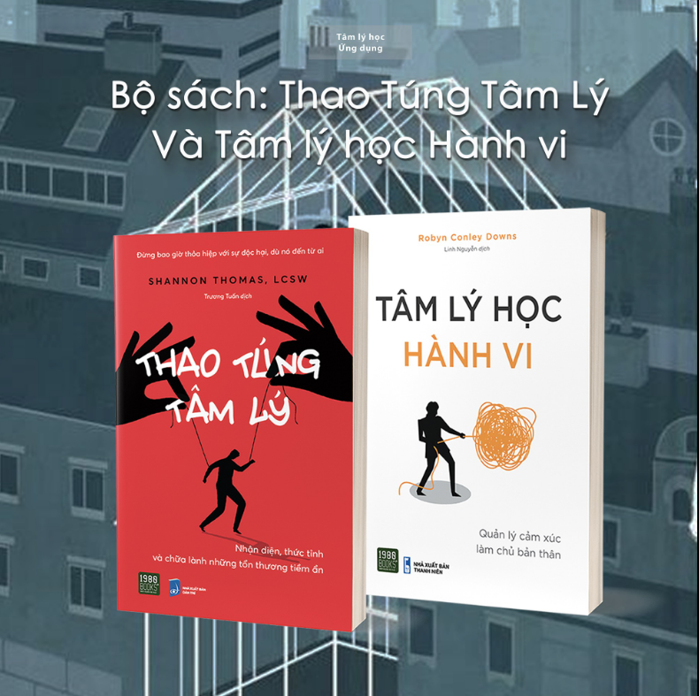 Combo Sách Thao Túng Tâm Lý+ Tâm Lý Học Hành Vi