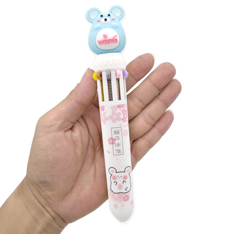 Viết Bic Chuột 10 Màu GK-039