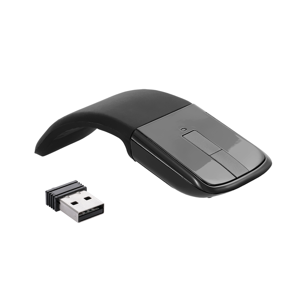 Chuột Không Dây 2.4g Với Bộ Thu USB Arc Mouse Cảm Ứng Cho PC
