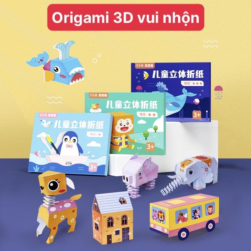 Xếp giấy Origami, xếp hình 3D vui nhộn cho bé sáng tạo