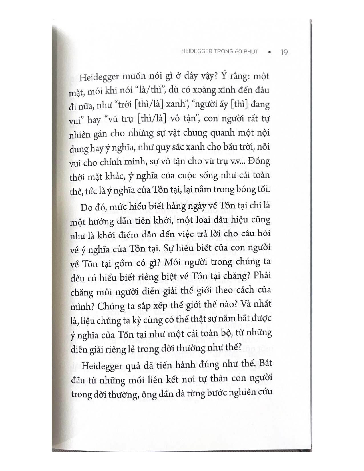 Nhà Tư Tưởng Lớn - Heidegger Trong 60 Phút