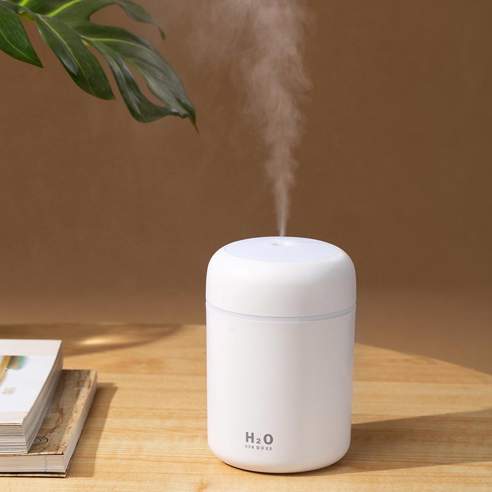 300Ml Máy Tạo Độ Ẩm Không Khí USB Siêu Âm Tinh Máy Khuếch Tán Tinh Dầu Lãng Mạn Mềm Ánh Sáng Máy Tạo Ẩm, Phun Sương Mini Thoáng Mát Phun Sương Tạo Máy Lọc