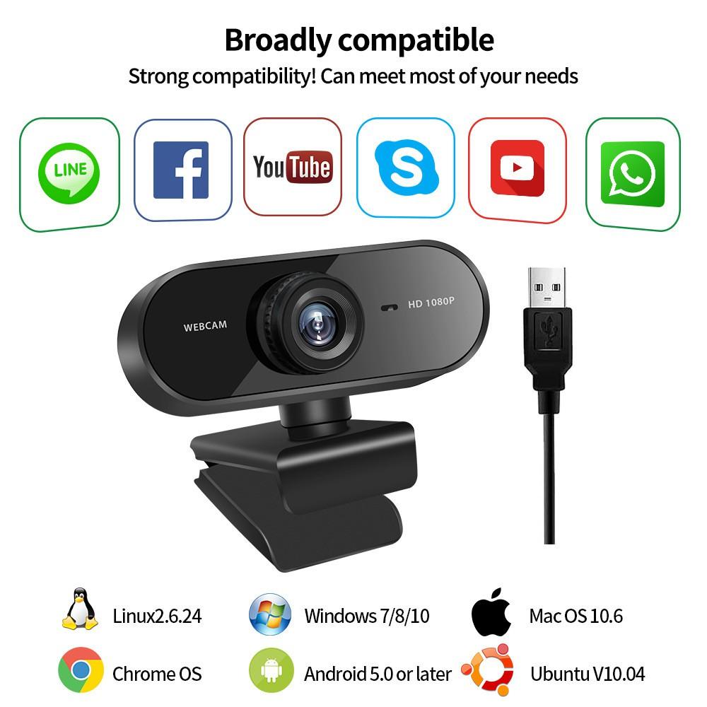 webcam máy tính mini có mic full hd 1080p - web cam usb camera pc laptop livestream học zoom online,webcam kẹp màn hình