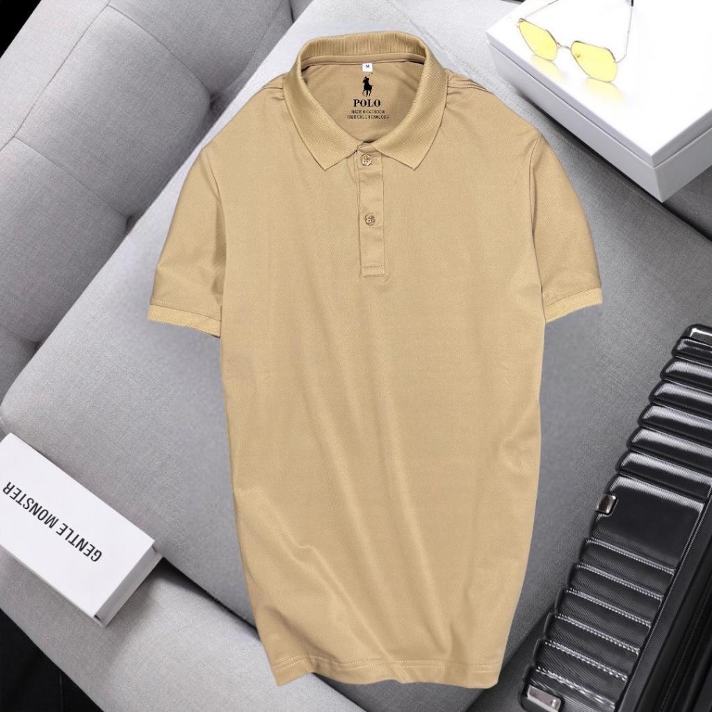 ÁO THUN NAM CÁ SẤU POLO TRƠN ĐẸP Y HÌNH