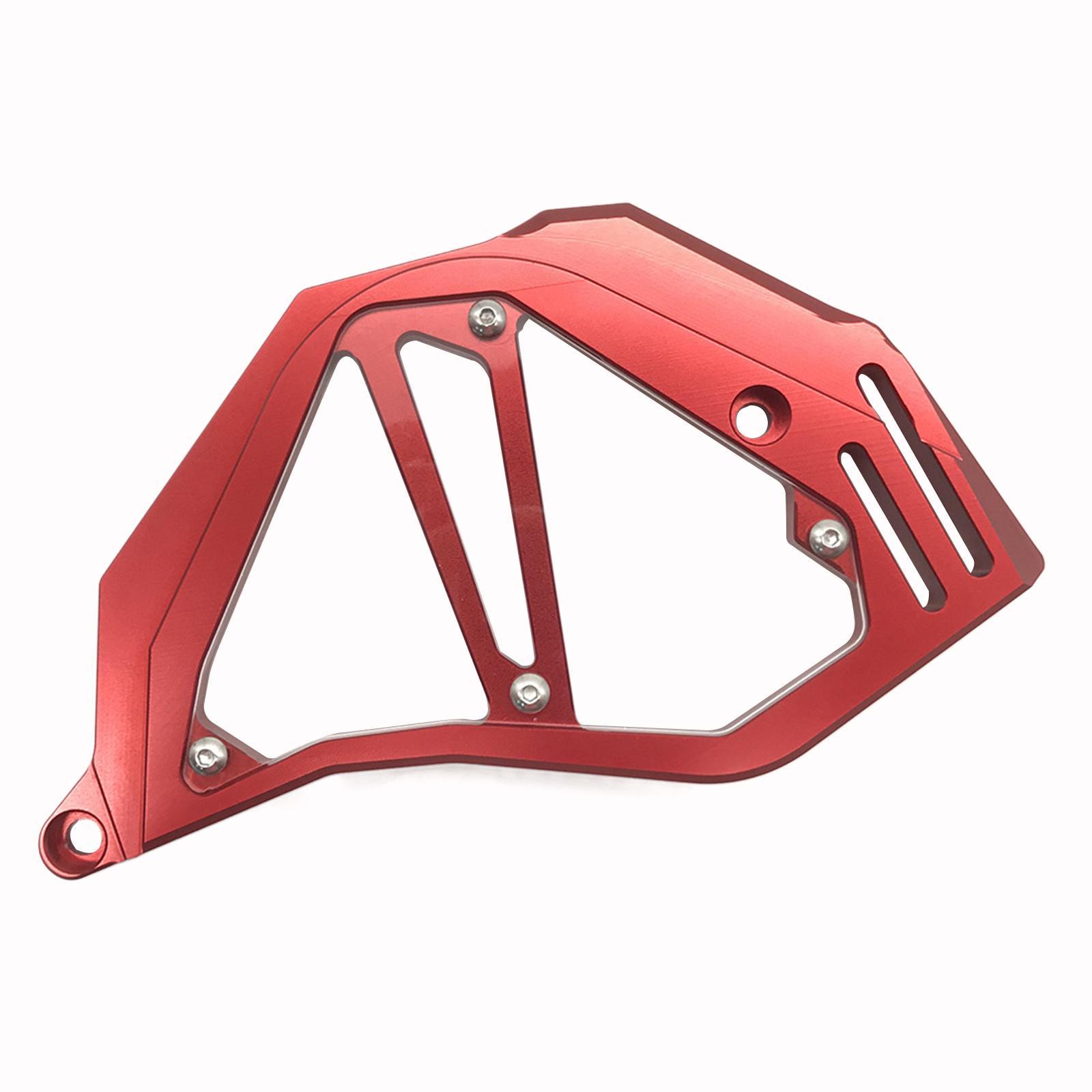 1Set CNC Aluminum Front Sprocket Chain Guard Cover Gear Protection Replacement