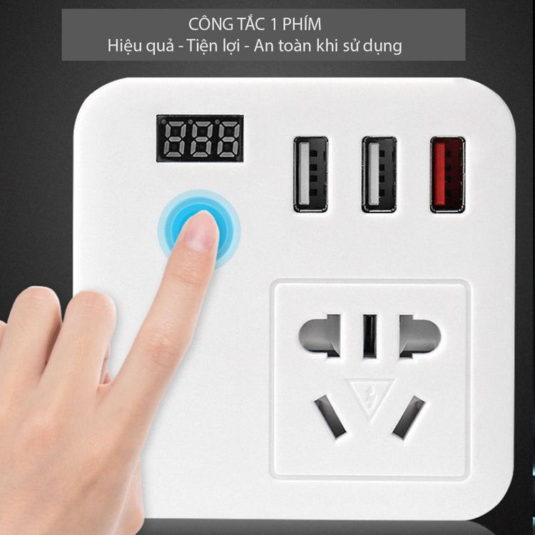 Bộ biến tần biến điện Ô Tô 12V / 24V Sang 220V Ô Tô Đa Chức Năng