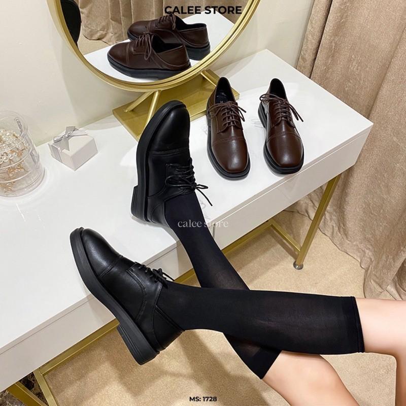 MỚI VỀ ẢNH THẬT Giày nữ văn phòng da mềm đế 3cm oxfords giày mọi giày da fullbox có sẵn milina tiin naga juno