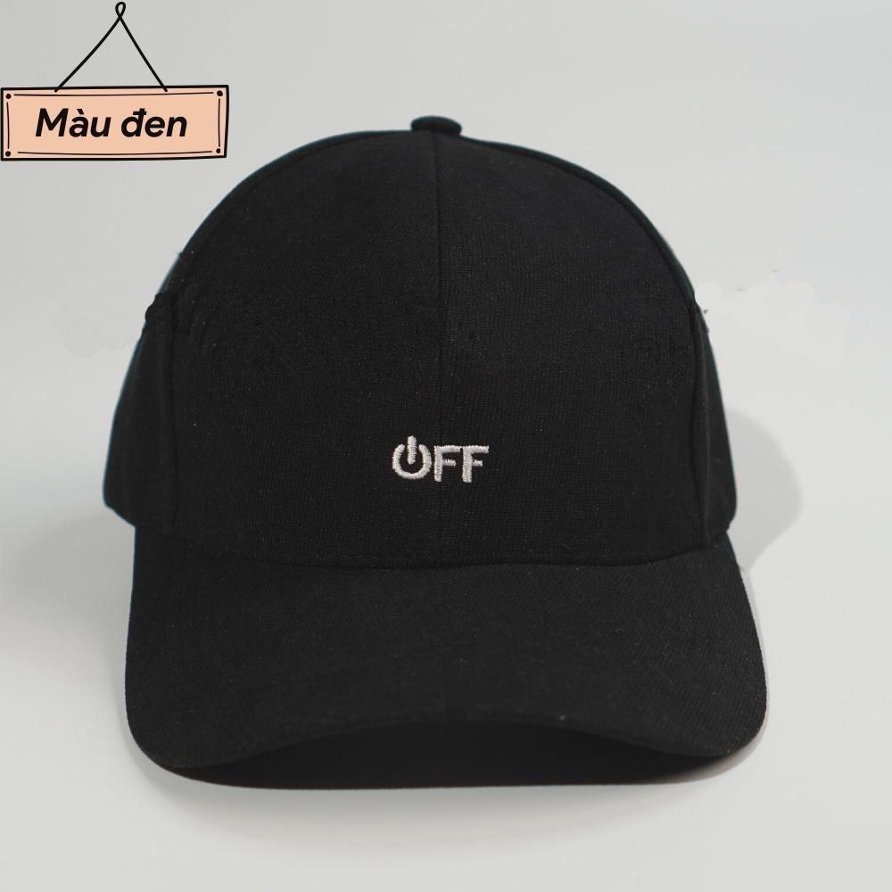 Mũ Lưỡi Trai Nón Kết Nhung Cao Cấp Thêu Chữ OFF Viền 419 Phong Cách Ulzzang Form Unisex Nam Nữ