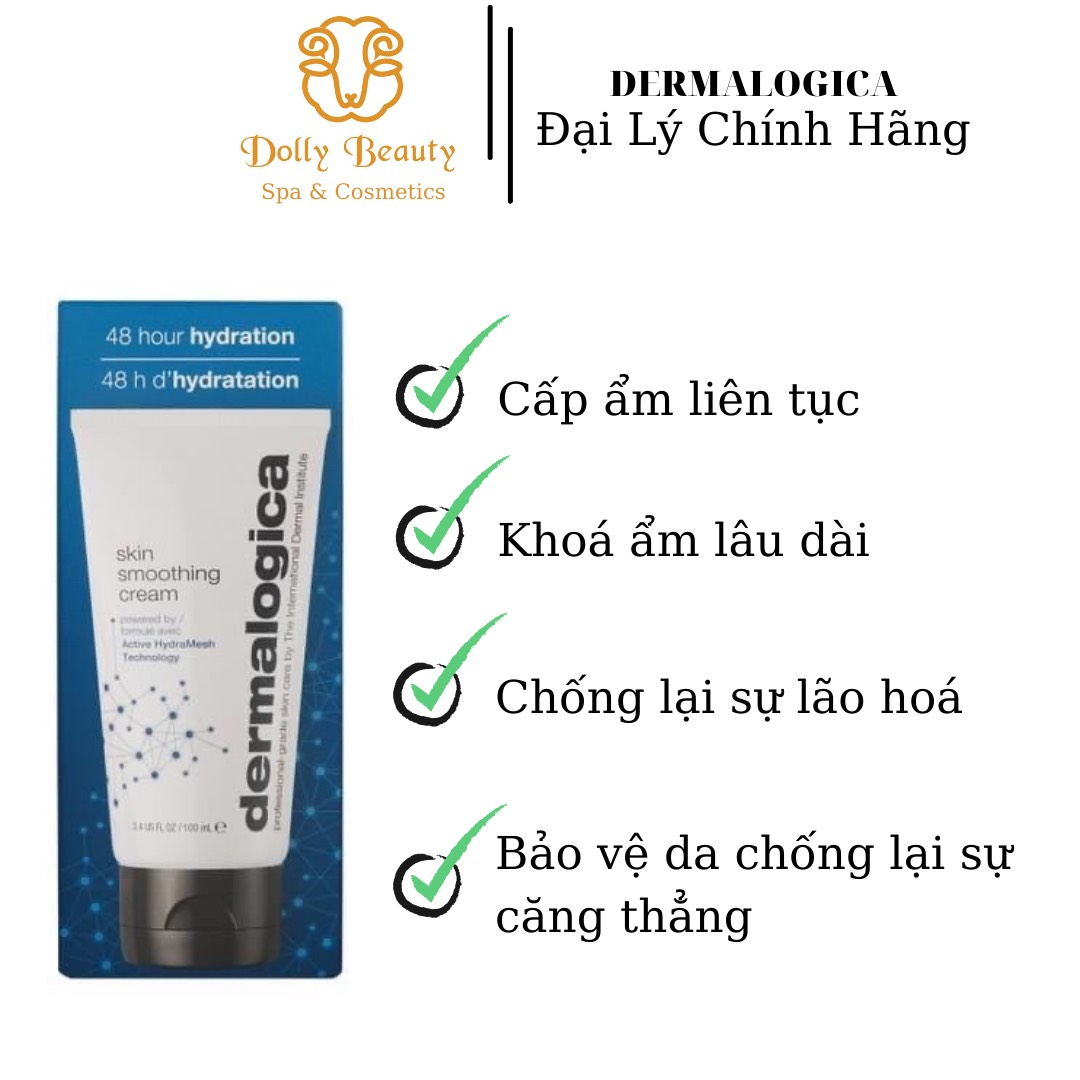 DERMALOGICA Kem dưỡng ẩm liên tục 48h SKIN SMOOTHING CREAM - Dolly Beauty