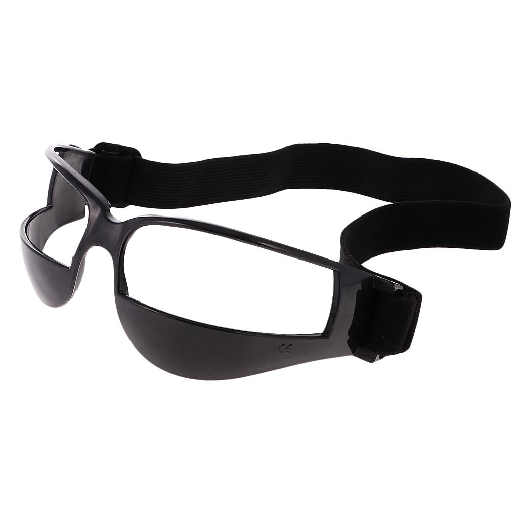 Professional Basketball Glasses Dribble Dribbling Specs Anti Down Goggles Basketball Training Aid, White or Black