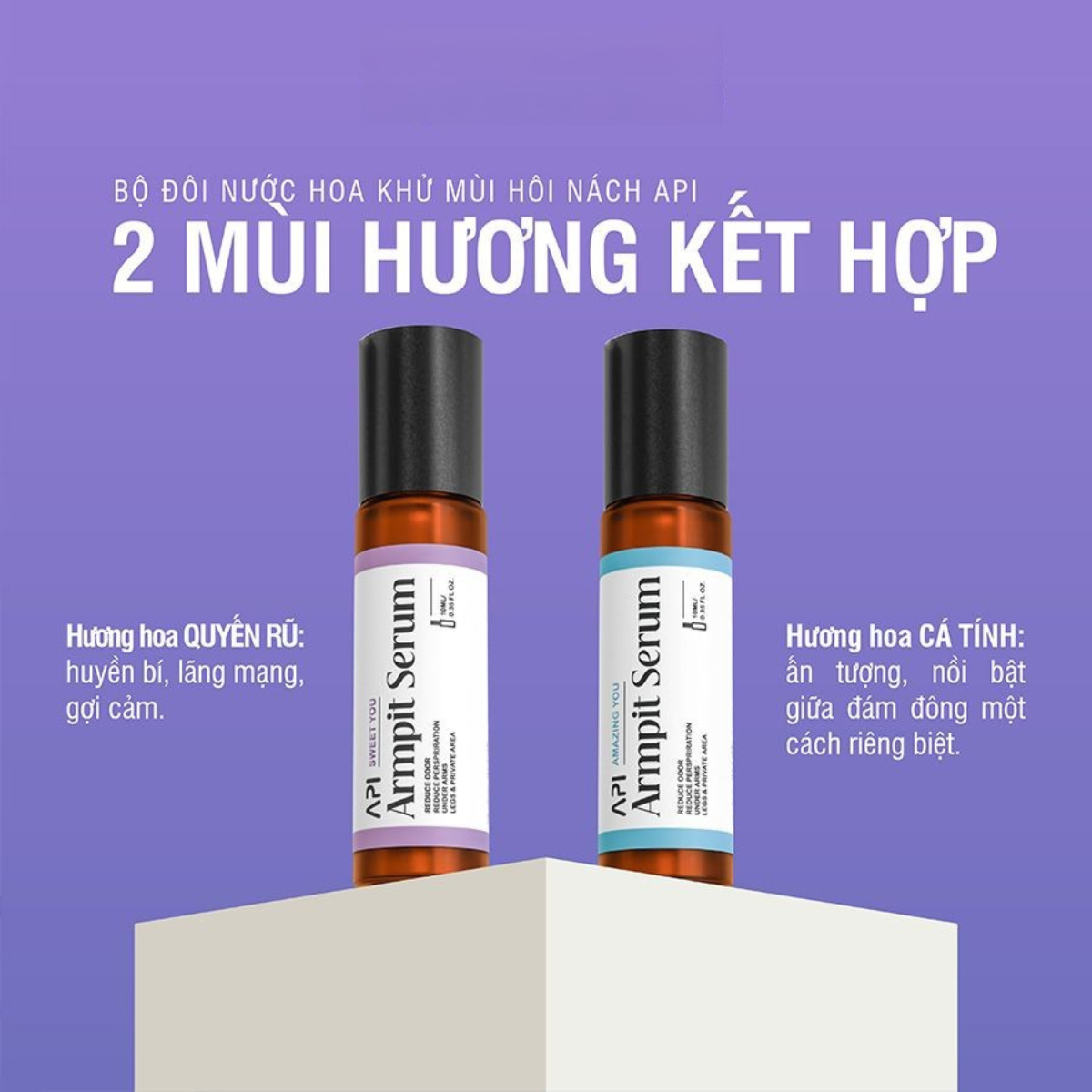 Son Nách Api - Lăn Khử Mùi Hôi Nách Mee Natural Cho Nam Và Nữ 10ml