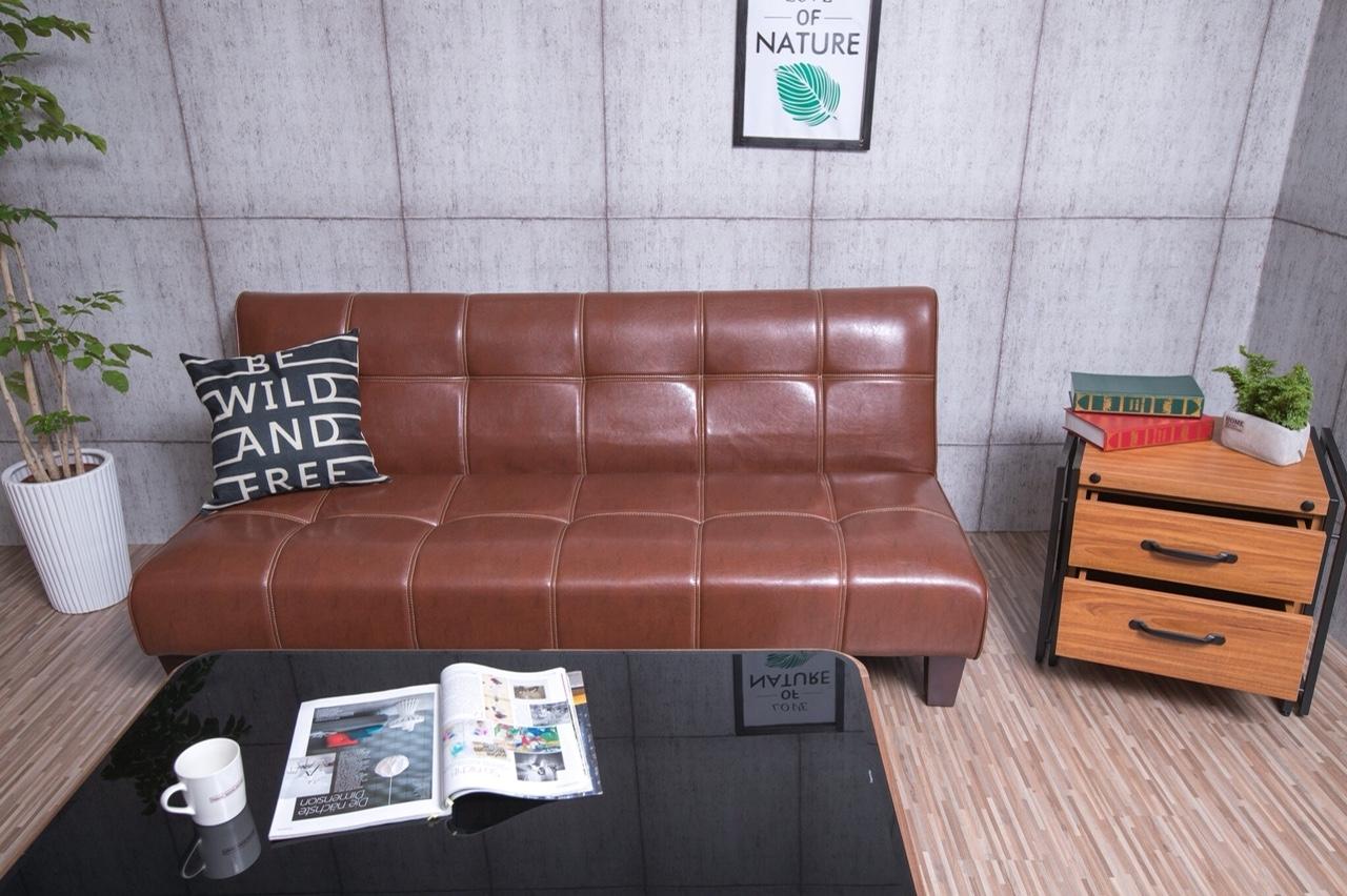 Sofa bed Juno sofa màu nâu 180 x 105 x 38 cm