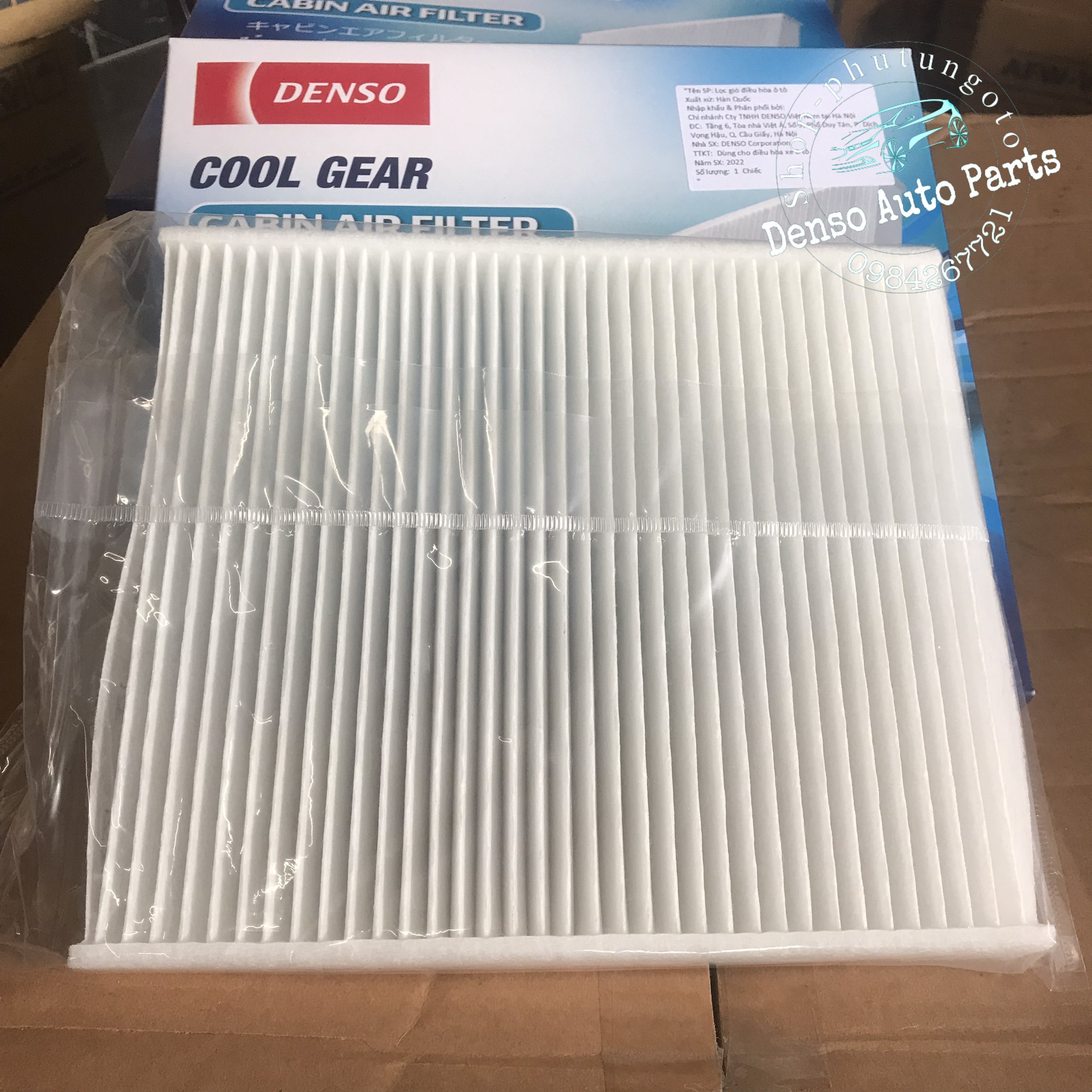 Lọc gió điều hòa Toyota INNOVA mã 145520-4020 chính hãng Denso