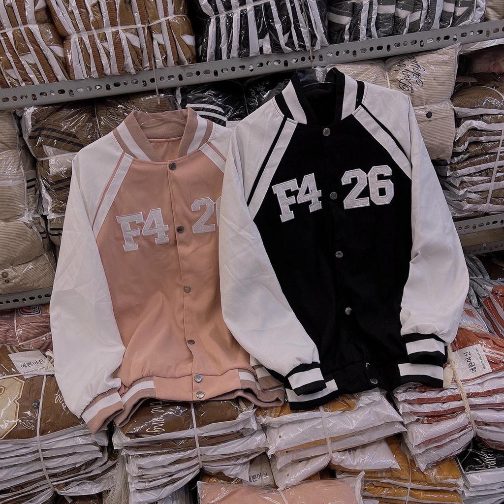 Áo khoác bomber nữ nam F426 chất da lộn Unisex, Áo khoác form rộng 2 lớp dày dặn SENAVA