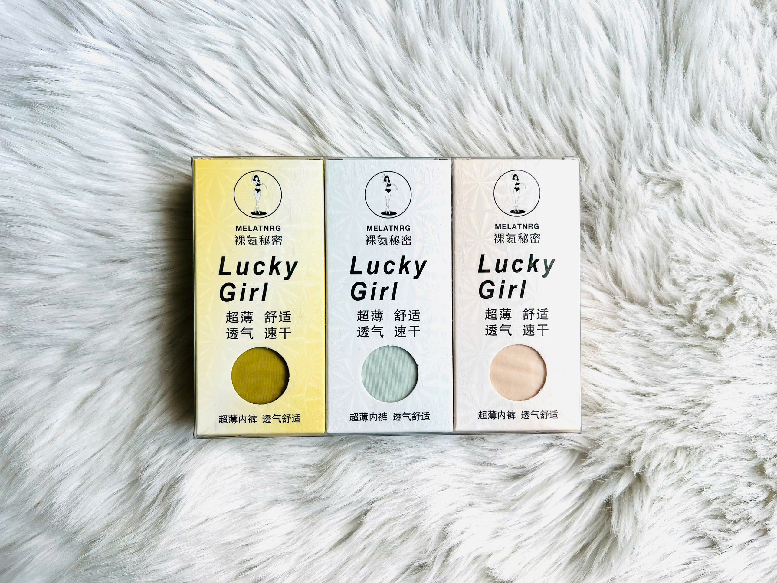 SET 3 QUẦN LÓT LUCKY GIRL CAO CẤP TỪ 40-60KG DÀNH CHO NỮ