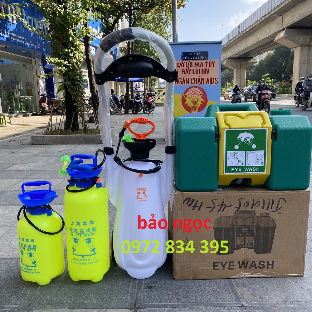 Bồn Rửa Mắt Khẩn Cấp Di Động Loại 5L