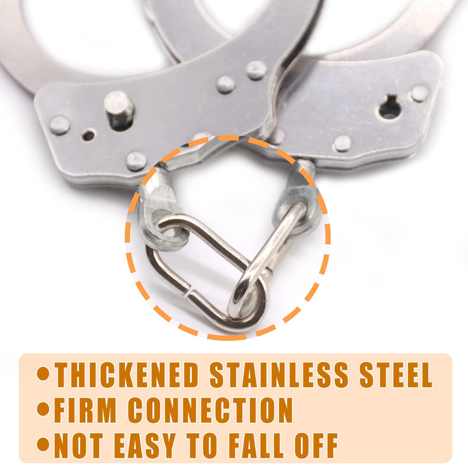 Còng Tay Chuyên Nghiệp, Còng Tay Kim Loại Có Chìa Khóa Đồ Chơi Trẻ Em Còng Tay Kim Loại Còng Tay Phụ Kiện Giả Vờ Chơi Đạo Cụ Trang Phục Hóa Trang Anh Hùng Trò Chơi