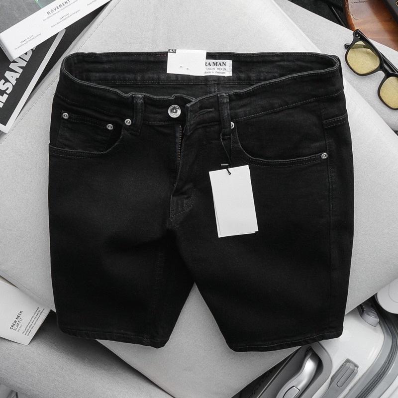 Quần Short Bò Lửng Nam bigsize co giãn suông nhẹ slimfit xuất xịn