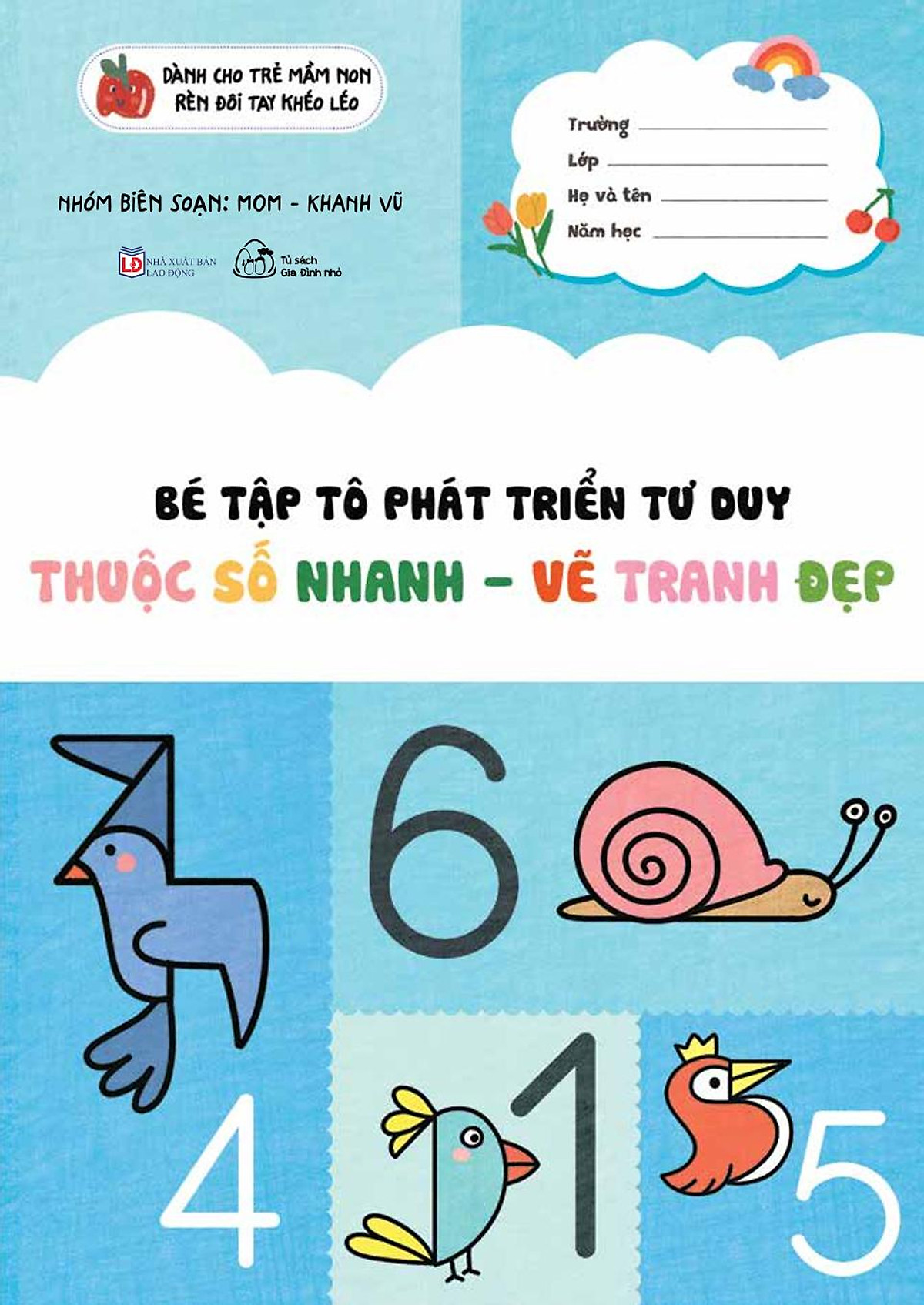 Sách Muki - Bé Tập Tô Phát Triển Tư Duy: Chủ Đề Tập Tô - Tập Viết