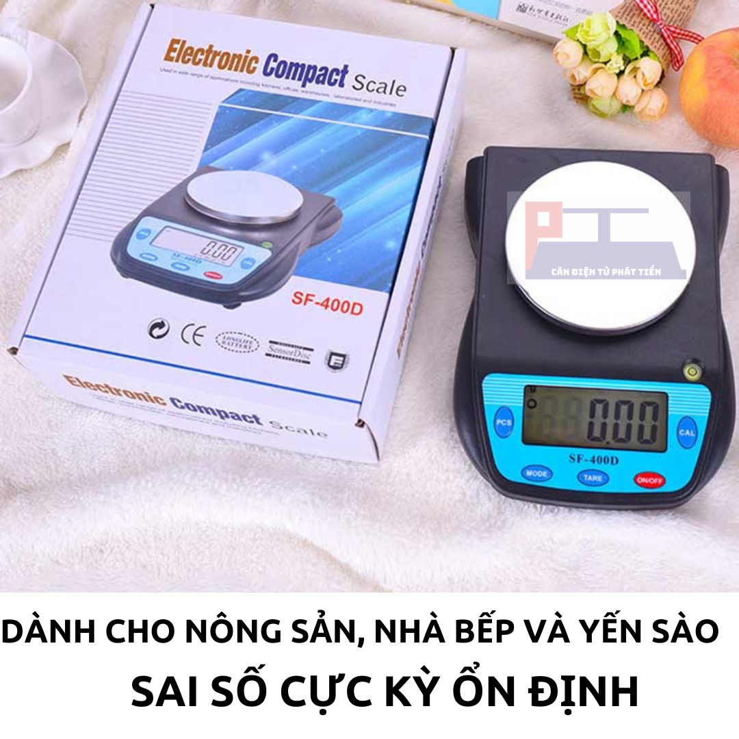 Cân SF-400 500g x 0,01g/3kgx0,1g