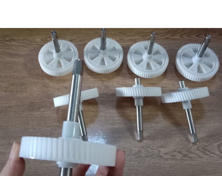 Trục bánh răng máy ép chậm Mishio MK61 -linh kiện Store