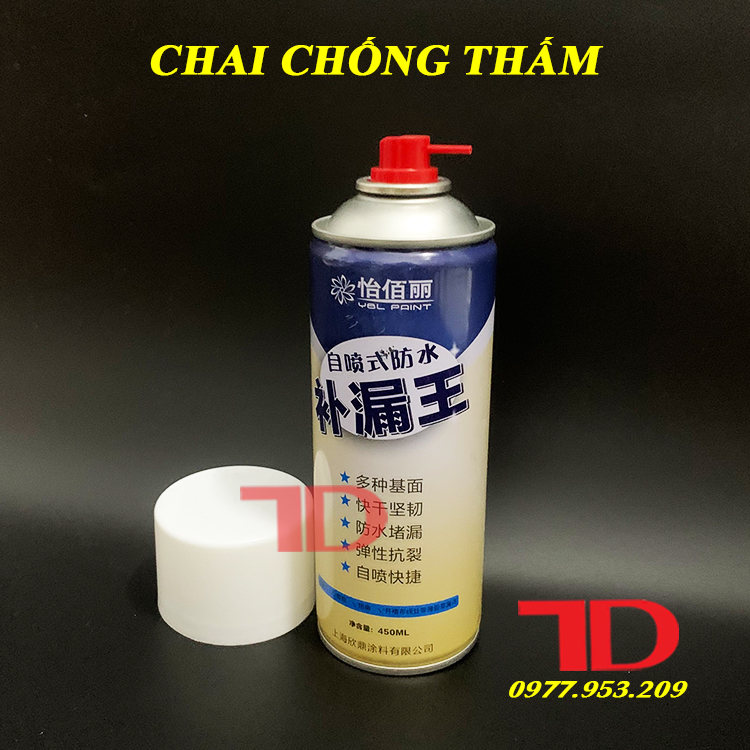 Bình Xịt Đa Năng Chống Thấm, Chống Dột Dột Waterproof Spray Polyurethane